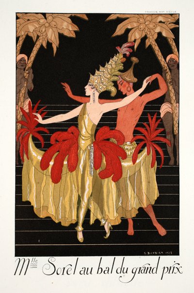 Mlle Sorel op het Grand Prix Bal, uit 