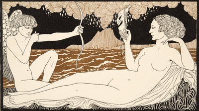 Personages de Comedie, detail van Vooromslag, uitgegeven 1922 door Georges Barbier