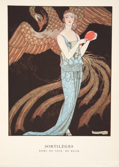 Sortilèges uit een collectie modeplaten door Georges Barbier