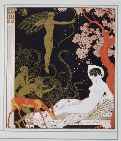 Venus, of La belle Hélène door Georges Barbier