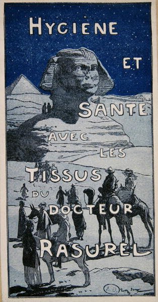 Advertentie voor Doctor Rasurel Bandages door Georges Bertin Scott