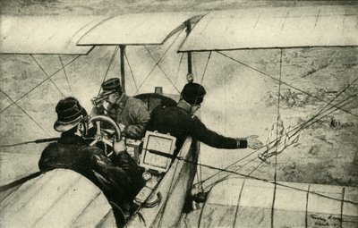 De Vierde Arm in de Grote Oorlog: Franse luchtscouts aan het werk, Eerste Wereldoorlog, 1914-1918, ca. 1920 door Georges Bertin Scott