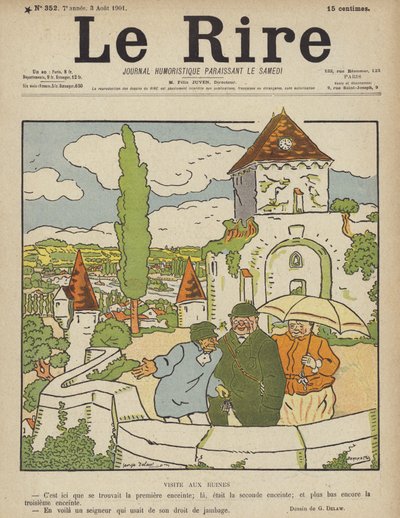 Illustratie voor Le Rire door Georges Delaw