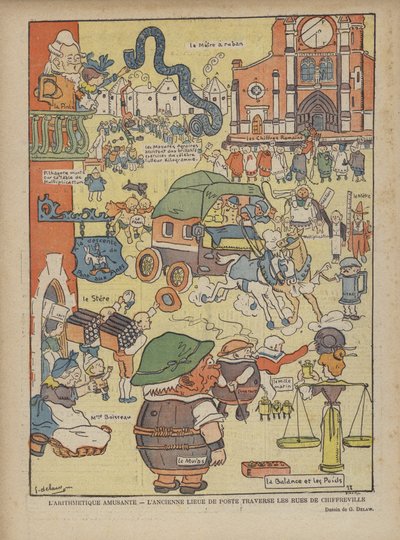 Illustratie voor Le Rire door Georges Delaw