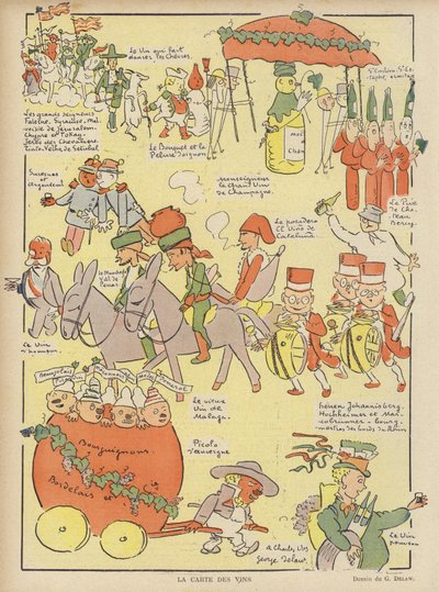 Illustratie voor Le Rire door Georges Delaw