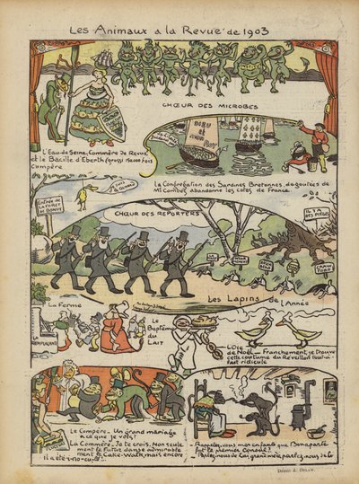 Illustratie voor Le Rire door Georges Delaw