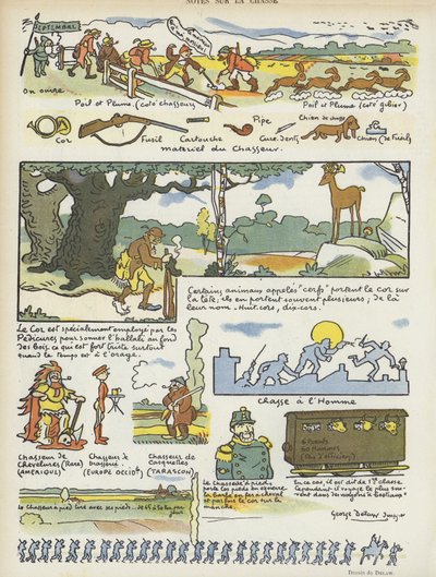Illustratie voor Le Rire door Georges Delaw