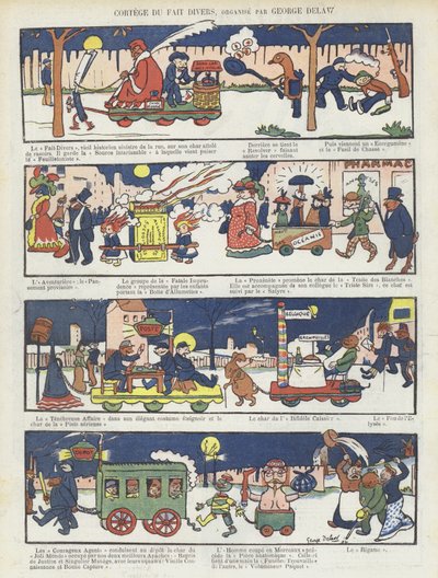 Illustratie voor Le Rire door Georges Delaw