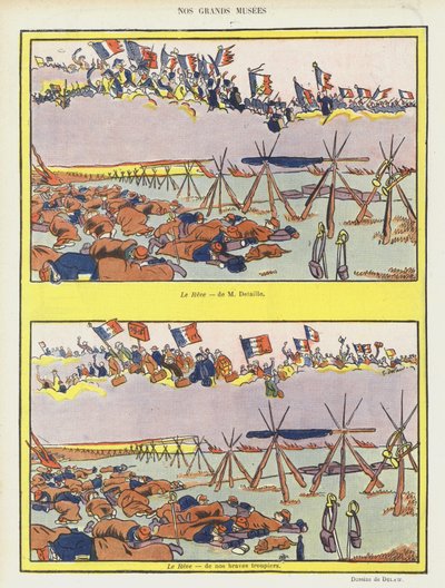 Illustratie voor Le Rire door Georges Delaw
