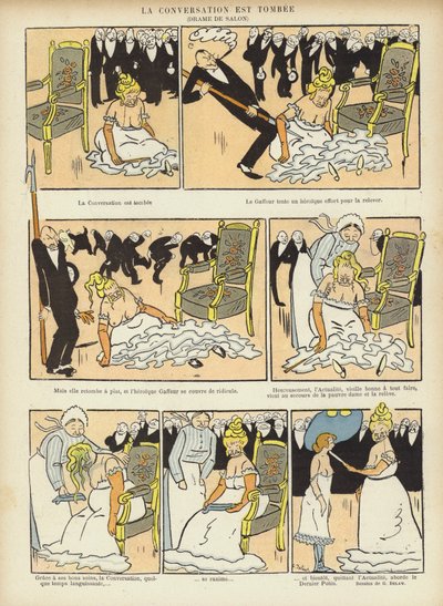 Illustratie voor Le Rire door Georges Delaw