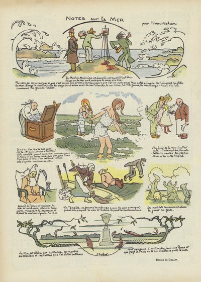 Illustratie voor Le Rire door Georges Delaw