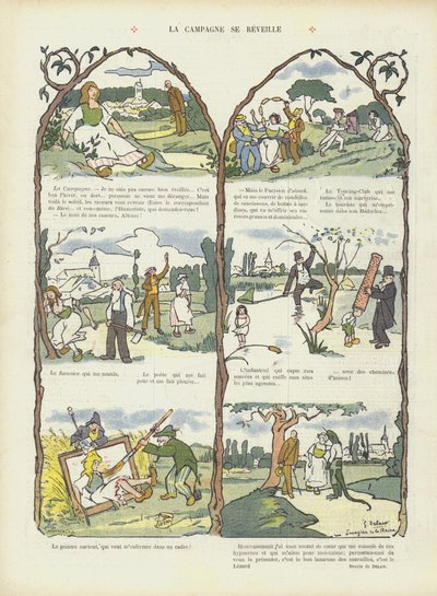 Illustratie voor Le Rire door Georges Delaw