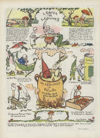 Illustratie voor Le Rire door Georges Delaw