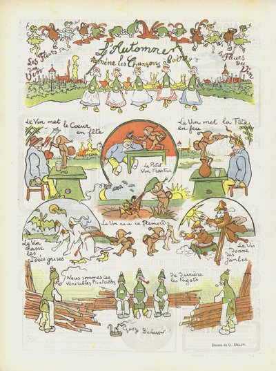 Illustratie voor Le Rire door Georges Delaw