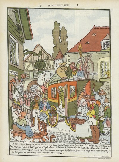 Illustratie voor Le Rire door Georges Delaw