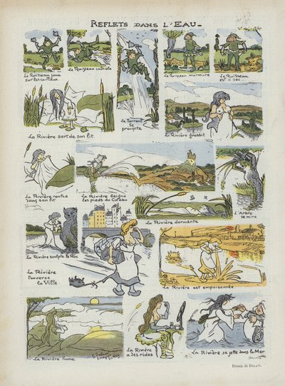 Illustratie voor Le Rire door Georges Delaw