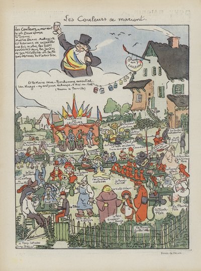 Illustratie voor Le Rire door Georges Delaw