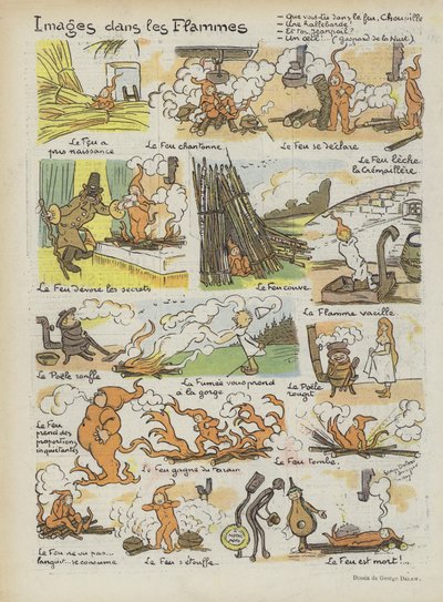 Illustratie voor Le Rire door Georges Delaw