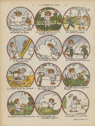 Illustratie voor Le Rire door Georges Delaw