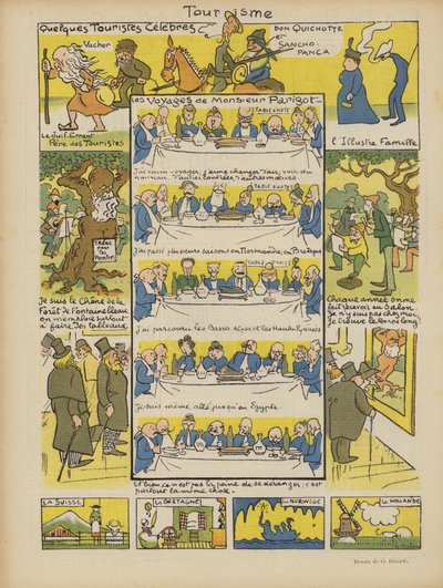 Illustratie voor Le Rire door Georges Delaw