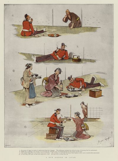 Een Wal in Japan door Georges Ferdinand Bigot