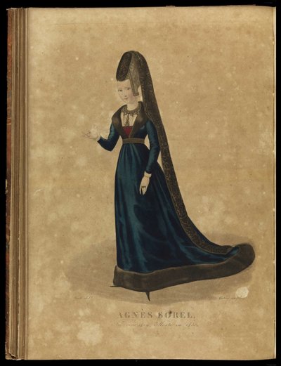 Agnès Sorel, Eind 18e eeuw door Georges Jacques Gatine