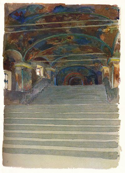 Ingang van de Kerk van Elia de Profeet, Jaroslav, ca. 1900 door Georges Kossiakoff