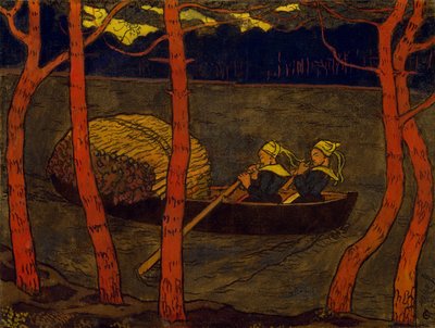 Bootvrouwen in Bretagne, c.1893-94 door Georges Lacombe