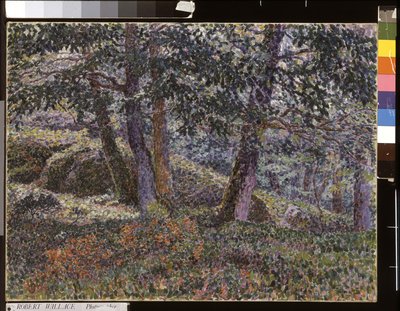 Eiken en bosbessenstruiken door Georges Lacombe