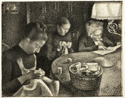 Burgerlijk interieur door Georges Lemmen