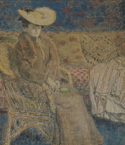 Zittende Vrouw, ca. 1900-06 door Georges Lemmen