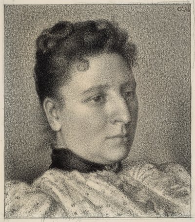 Portret van Anna Boch door Georges Lemmen