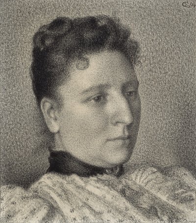 Portret van Anna Boch door Georges Lemmen