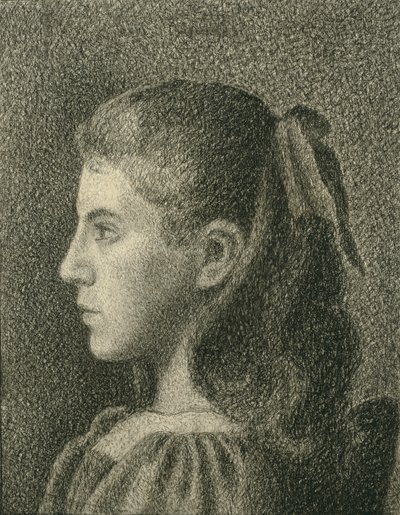 Portret van Berthe Serruys, 1894 door Georges Lemmen