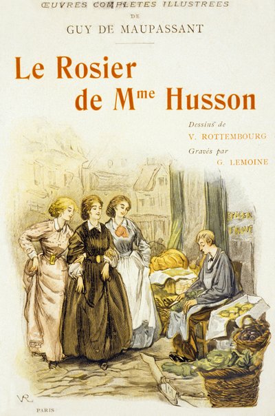 Omslag van boek "Le Rosier de Mme Husson" door Guy de Maupassant door Georges Lemoine