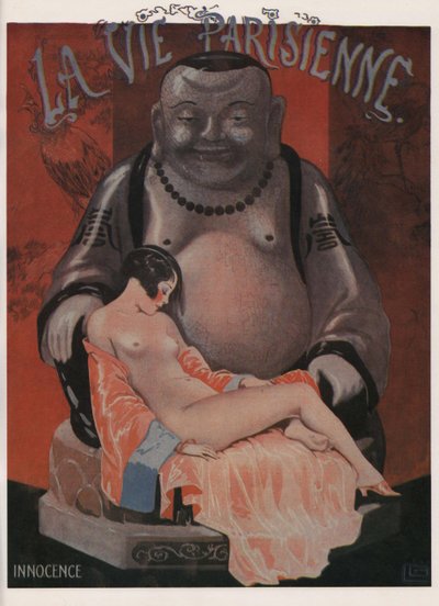 Onschuld. La Vie Parisienne Magazine Cover, 1925 door Georges Leonnec