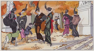 Damesmode uit de jaren 1910 door Georges Leonnec