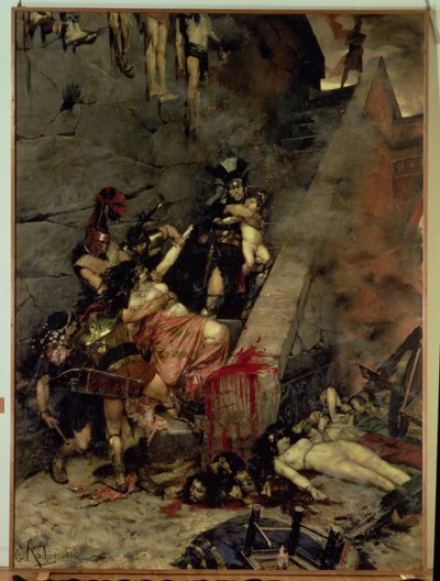 Andromache door Georges Marie Rochegrosse