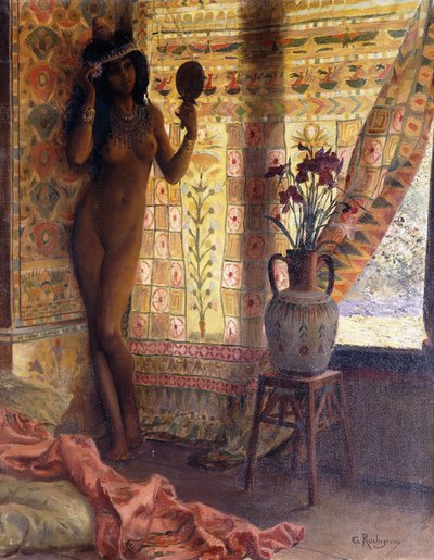 De Spiegel door Georges Marie Rochegrosse
