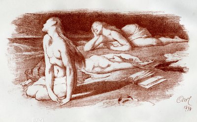 De dromers, 1898 door Georges McCulloch