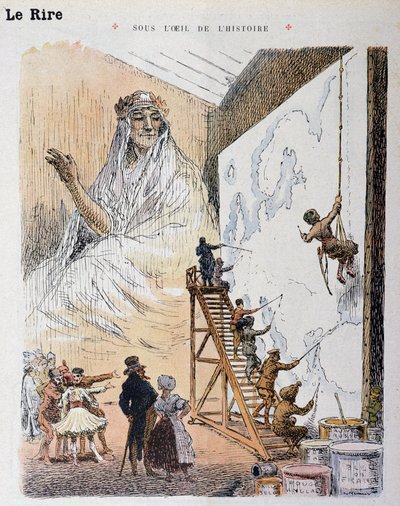 Europa. Tekening door Georges Meunier (1869-1942). In "Le Rire Rouge" door Georges Meunier
