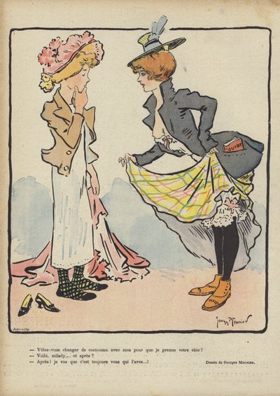 Illustratie voor Le Rire door Georges Meunier