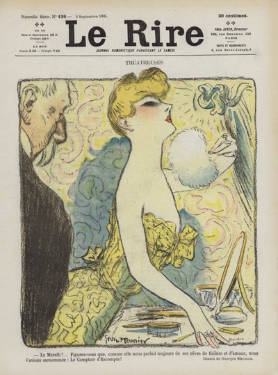 Illustratie voor Le Rire door Georges Meunier