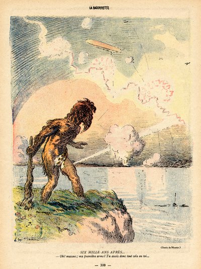 La Baionnette, Satirisch in Kleuren door Georges Meunier