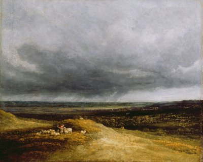 Naderende storm, ca. 1820-25 door Georges Michel