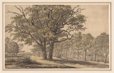 Landschap, eerste helft 1800s door Georges Michel