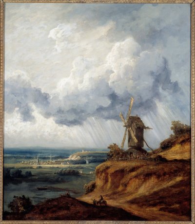 Molen van Argenteuil door Georges Michel