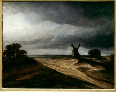 De omgeving van Montmartre door Georges Michel