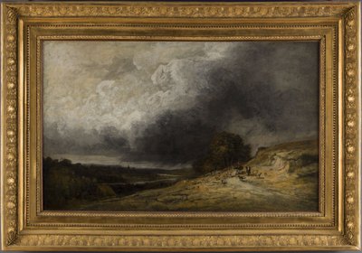 Kudde onder de storm, tussen 1796 en 1843 door Georges Michel