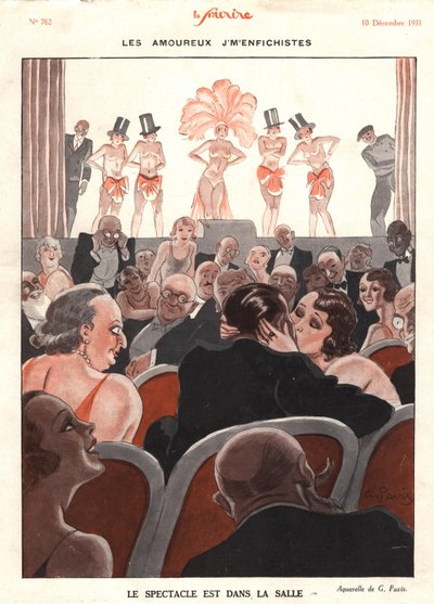 Le specatacle dans la salle, illustratie uit 